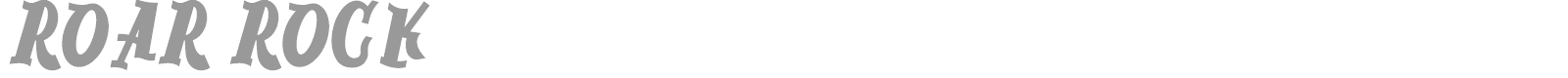 Roar Rock font preview